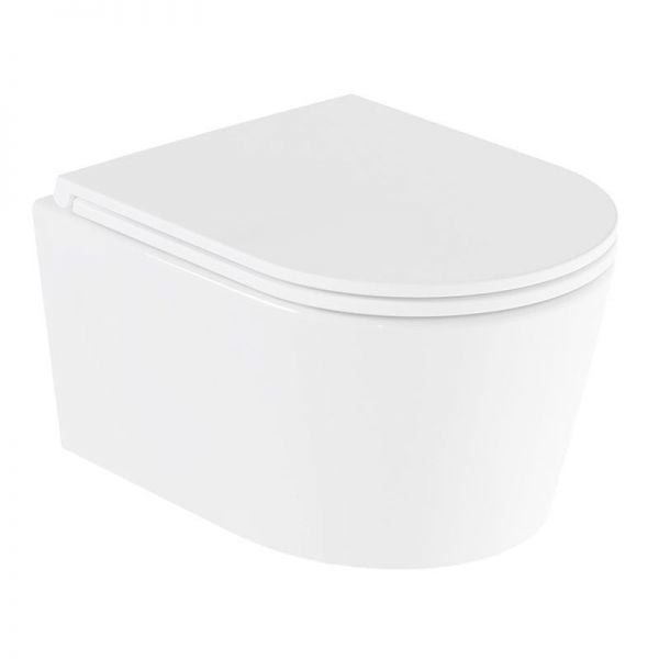 Vado Cameo Round Rimless Wall Hung Toilet #3