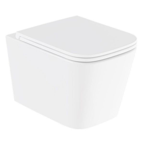 Vado Cameo Square Rimless Wall Hung Toilet #5