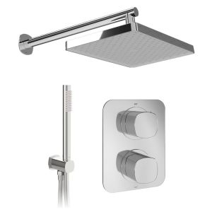 Vado Cameo Chrome Concealed 2 Outlet Thermostatic Shower Pack
