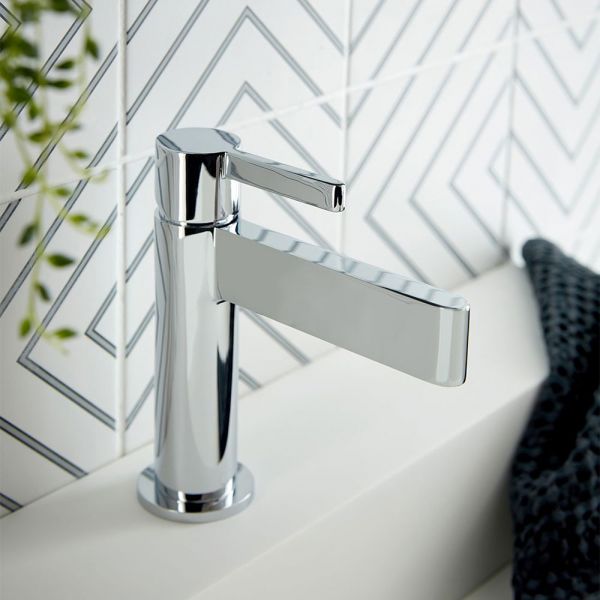 Vado Edit Chrome Mono Basin Mixer Tap with Universal Waste #4