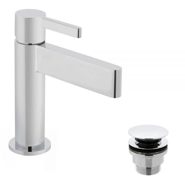 Vado Edit Chrome Mono Basin Mixer Tap with Universal Waste