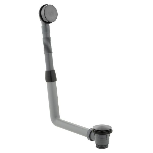 Vado Individual Brushed Gunmetal Click Clack Bath Waste