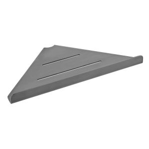 Vado Individual Brushed Gunmetal Corner Shelf
