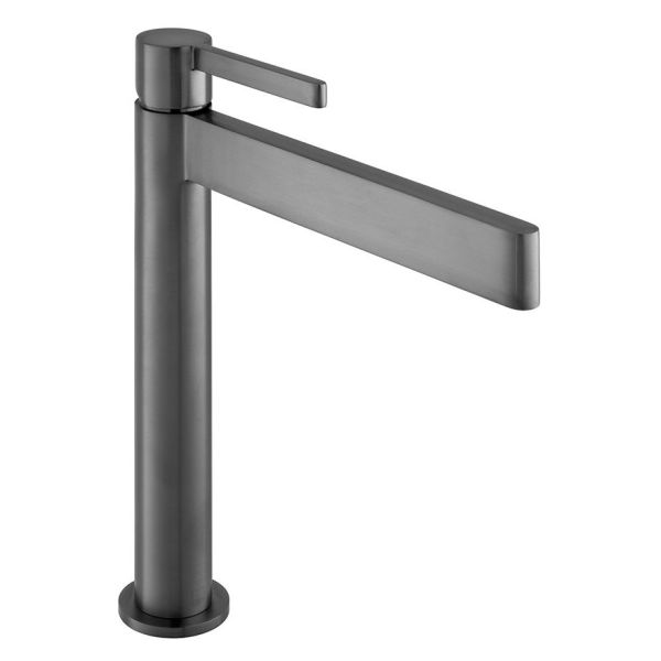 Vado Individual Edit Brushed Gunmetal Extended Mono Basin Mixer Tap