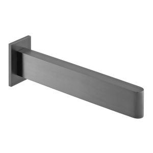 Vado Individual Edit Brushed Gunmetal Wall Mounted Bath Spout