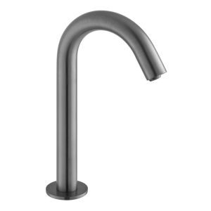 Vado Individual I Tech Brushed Gunmetal Infra Red Deck Mounted Basin Spout