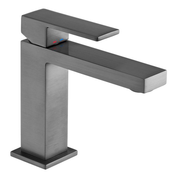 Vado Individual Notion Brushed Gunmetal Mono Basin Mixer Tap