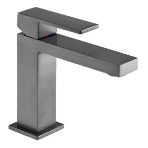 Vado Individual Notion Brushed Gunmetal Mono Basin Mixer Tap