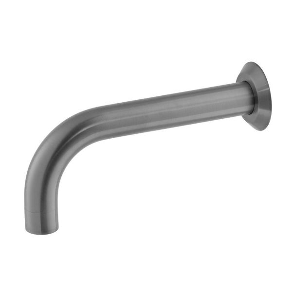 Vado Individual Origins Brushed Gunmetal Wall Mounted Bath Spout