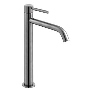 Vado Individual Origins Brushed Gunmetal Tall Mono Basin Mixer Tap