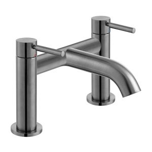 Vado Individual Origins Brushed Gunmetal Bath Filler Tap