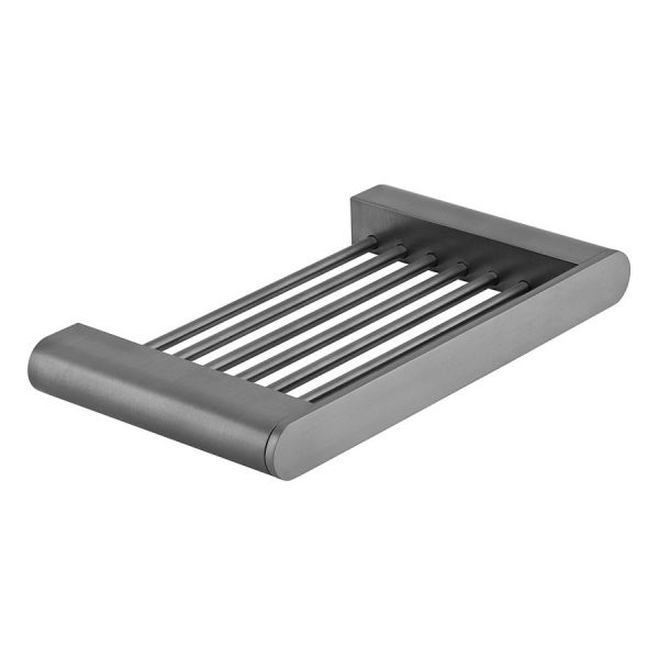 Vado Individual Photon Brushed Gunmetal Soap Holder