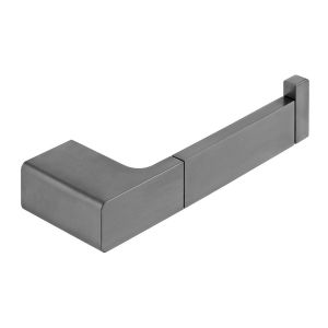 Vado Individual Shama Brushed Gunmetal Toilet Roll Holder