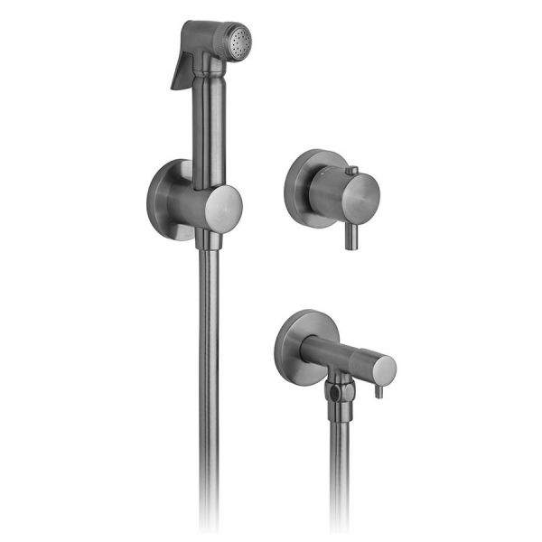 Vado Individual Brushed Gunmetal Luxury Shattaf Kit