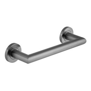 Vado Individual Spa Brushed Gunmetal Towel Rail 300mm