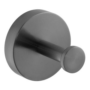Vado Individual Spa Brushed Gunmetal Robe Hook