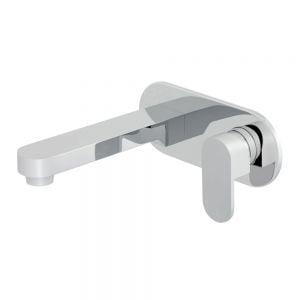 Vado Life Chrome Wall Mounted Basin Mixer Tap with 200mm Spout
