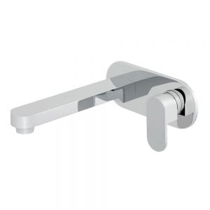 Vado Life Chrome Wall Mounted Basin Mixer Tap with 230mm Spout