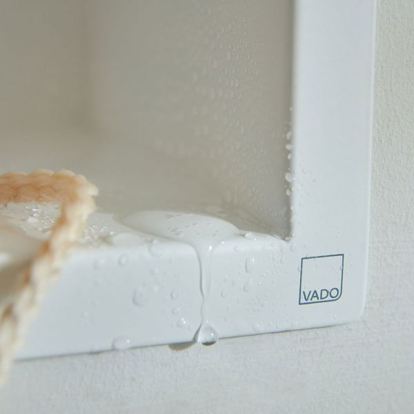 Vado Muse Matt White Shower Niche 323 x 323mm #2