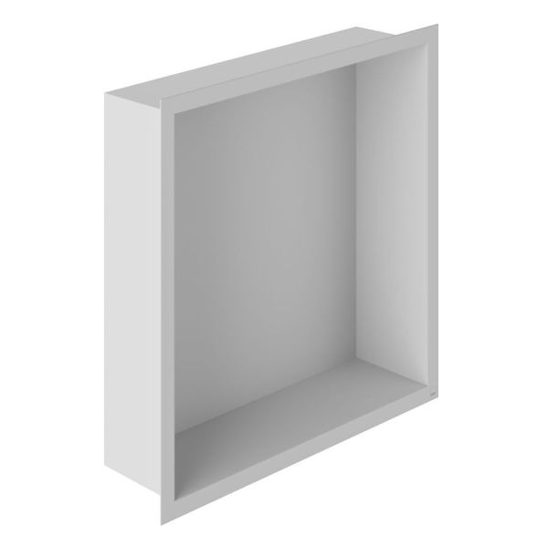 Vado Muse Matt White Shower Niche 323 x 323mm