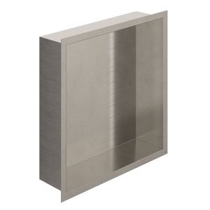 Vado Muse Stainless Steel Shower Niche 323 x 323mm