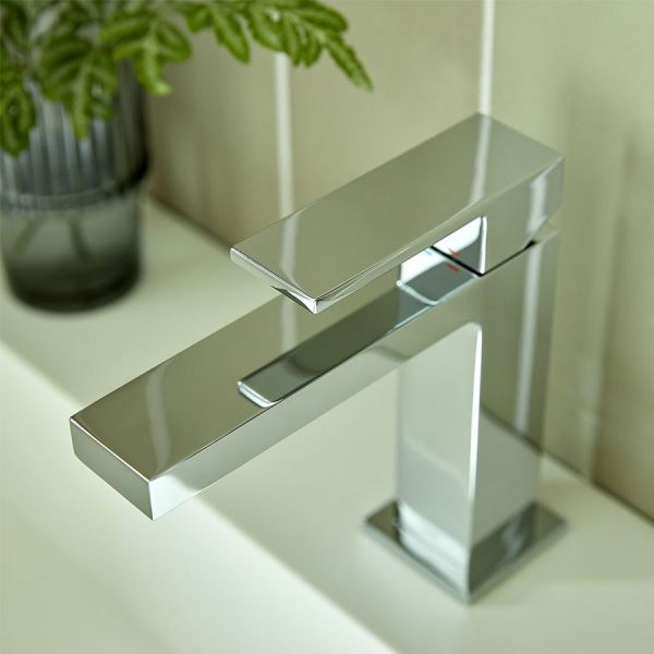 Vado Notion Chrome Mono Basin Mixer Tap with Universal Waste #2