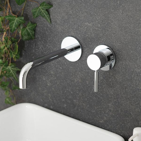 Vado Origins Chrome Wall Mounted Basin Mixer Tap #2