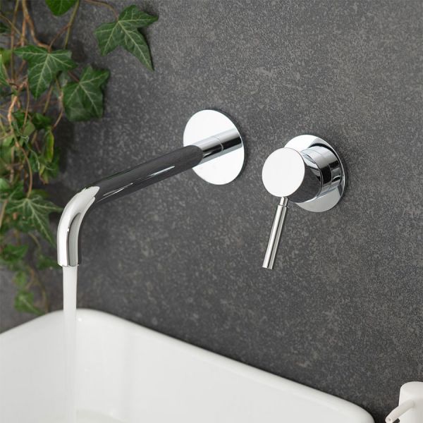 Vado Origins Chrome Wall Mounted Basin Mixer Tap #3