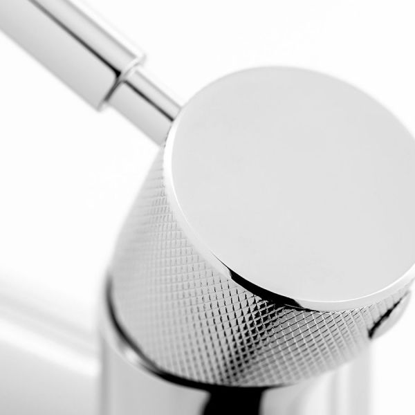 Vado Origins Knurled Chrome Tall Basin Mixer Tap #2
