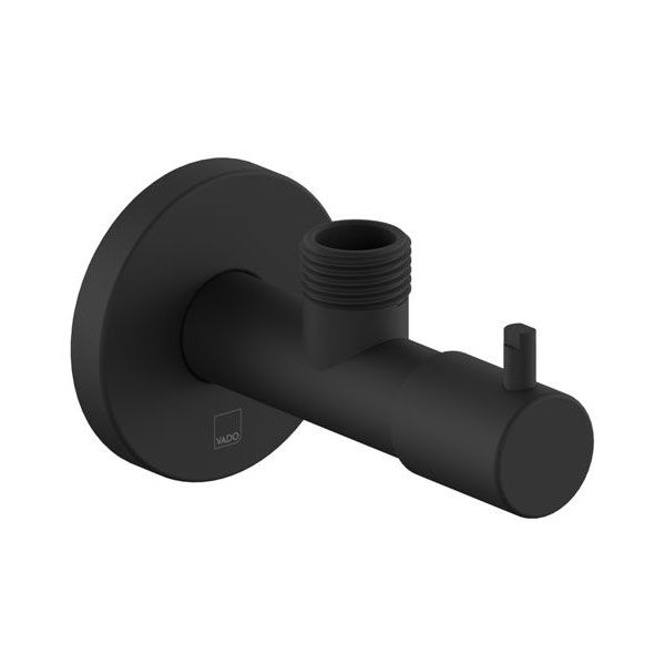 Vado Matt Black Quarter Turn Angle Valve