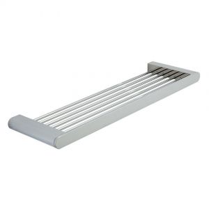 Vado Photon Chrome Wall Mounted Bathroom Shelf 380mm