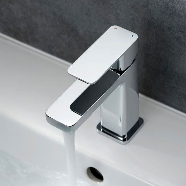 Vado Phase Chrome Mono Basin Mixer Tap with Universal Waste #2