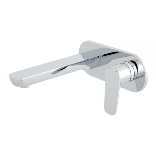 Vado Photon Chrome Wall Mounted Basin Mixer Tap