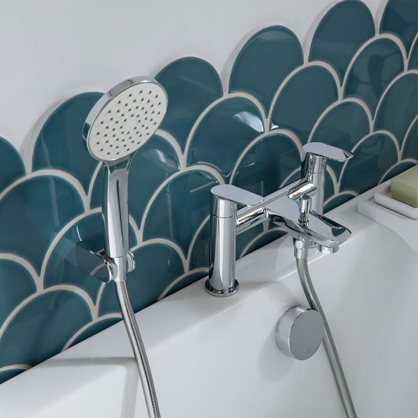 Vado Photon Chrome Bath Shower Mixer Tap #2