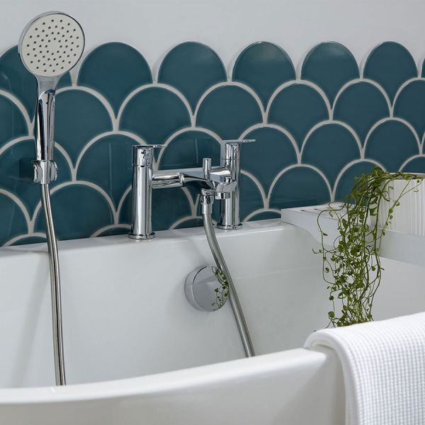 Vado Photon Chrome Bath Shower Mixer Tap #3