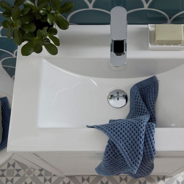 Vado Photon Ecoturn Chrome Mono Basin Mixer Tap with Universal Waste #3