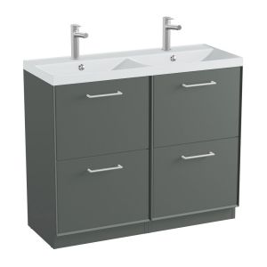 Vado Safari Floor Mounted Charcoal Grey Vanity Unit 1000mm