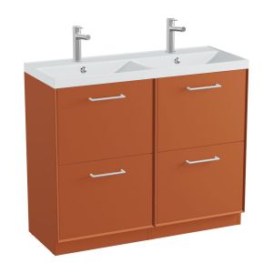 Vado Safari Floor Mounted Terracotta Vanity Unit 1000mm