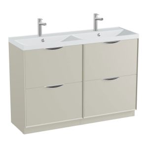 Vado Safari Floor Mounted Cashmere Vanity Unit 1200mm