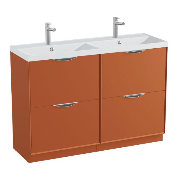 Vado Safari Floor Mounted Terracotta Vanity Unit 1200mm