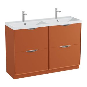 Vado Safari Floor Mounted Terracotta Vanity Unit 1200mm