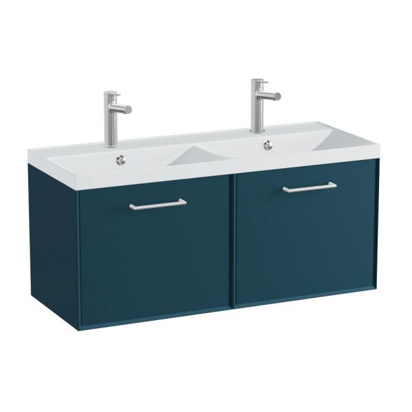 Vado Safari Wall Hung Atlantic Blue Vanity Unit 1000mm