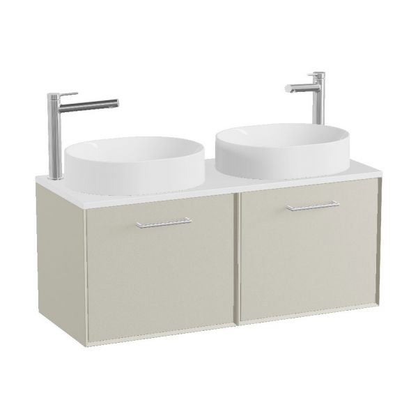 Vado Safari Wall Hung Cashmere Vanity Unit 1000mm #2
