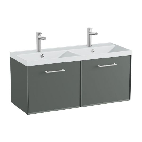 Vado Safari Wall Hung Charcoal Grey Vanity Unit 1000mm