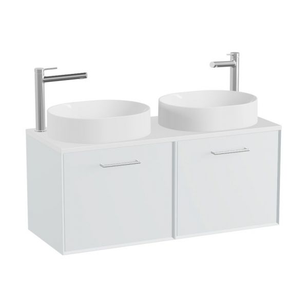 Vado Safari Wall Hung Arctic White Vanity Unit 1000mm #2