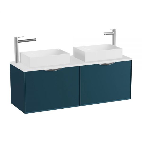 Vado Safari Wall Hung Atlantic Blue Vanity Unit 1200mm #2