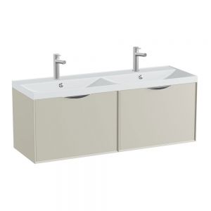 Vado Safari Wall Hung Cashmere Vanity Unit 1200mm
