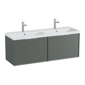 Vado Safari Wall Hung Charcoal Grey Vanity Unit 1200mm
