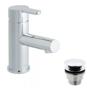 Vado Sense Chrome Mono Basin Mixer Tap with Universal Waste