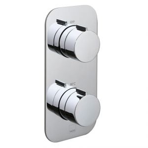 Vado Tablet Altitude Chrome 2 Outlet Thermostatic Shower Valve